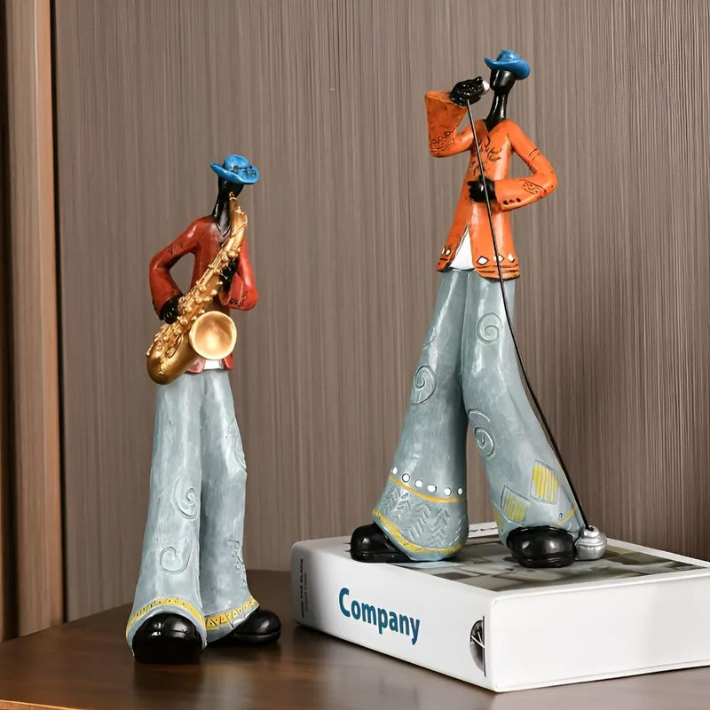 Jazz Musical Band Resin Figurine