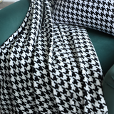 Classic Houndstooth Pattern Blanket