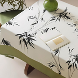 Elegant Pastoral Bamboo Zen Tablecloth