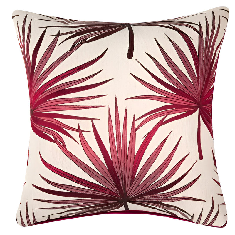 Metallic Foliage Cushion Cover