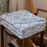 Plaid Pattern Cotton Blanket