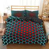 Cosmic Vortex | 3pcs Quilt Cover Set