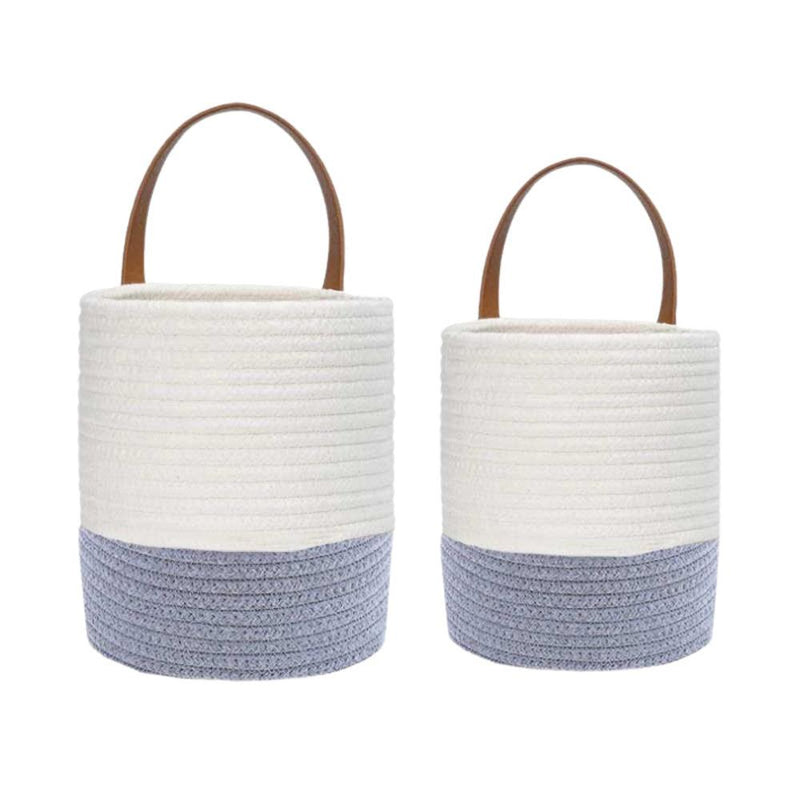 Woven Cotton Rope Hanging Basket