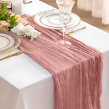 Cheesecloth Flowy Table Runner | 10 Pcs Set