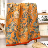 Hibiscus Reversible Bath Towel