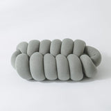 Splendid Ellipse Knotted Plush Cushion