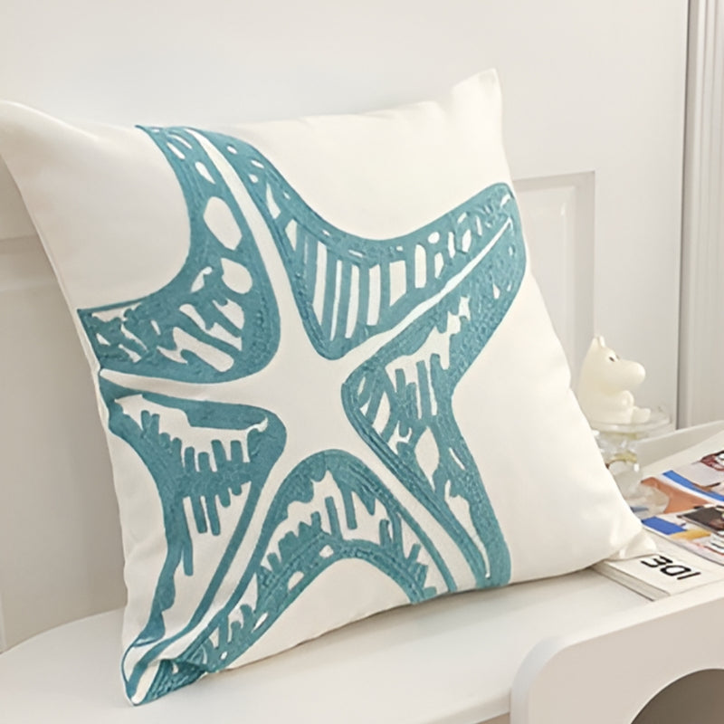 Ocean Treasures Embroidery Cushion Cover