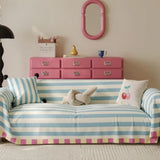 Atelier Pastel Striped Sofa Cover
