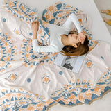 Dreamy Wanderer Cotton Blanket