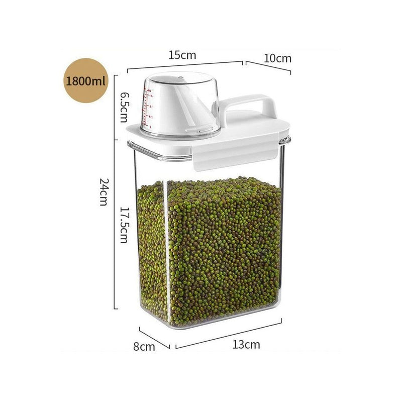 Clear Cereal and Grain Organiser