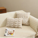 Calm Weave Plush Cushion Cover