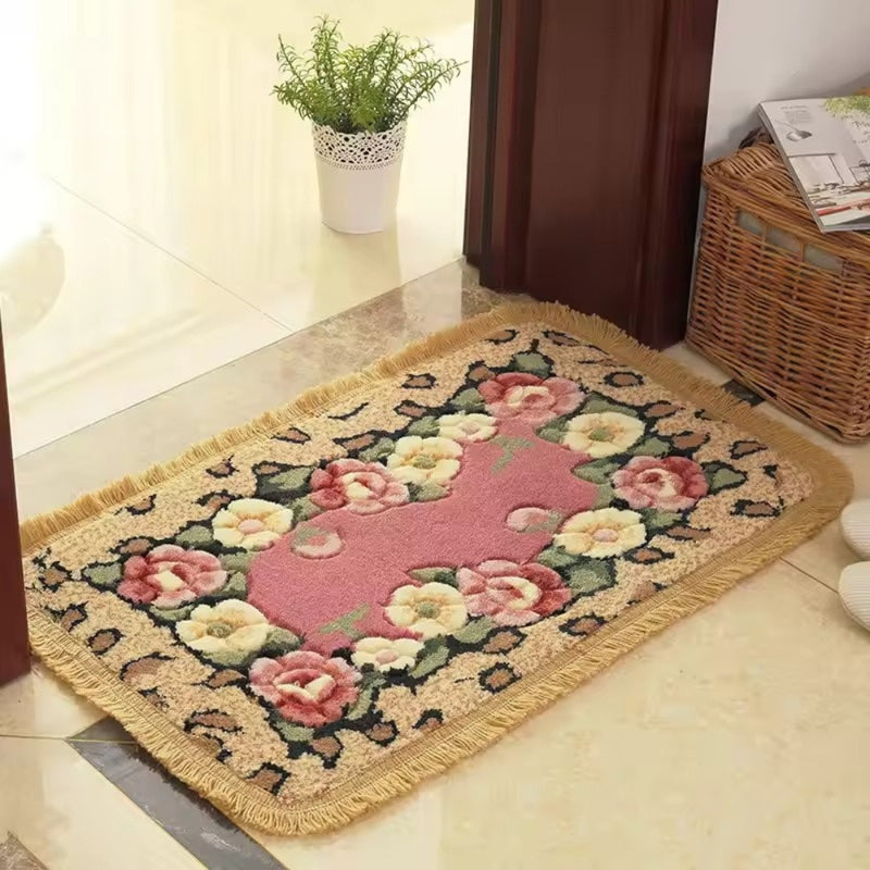 Classic Floral Bloom Bath Mat