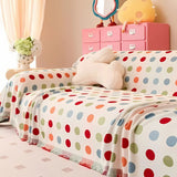 Colourful Polka Dot Sofa Cover