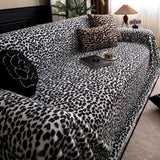 Cosy Leopard Print Sofa Cover