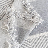 Diamond Geometric Tassel Sofa Cover