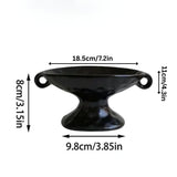 Dual-Ear Ceramic Oval Organiser