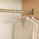 Extra Wide Sleek Aluminium Clothes Hanger | 6pcs Set