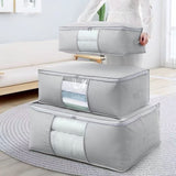 Foldable Zippered Cloth Storage Organiser