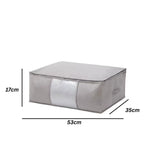 Foldable Zippered Cloth Storage Organiser