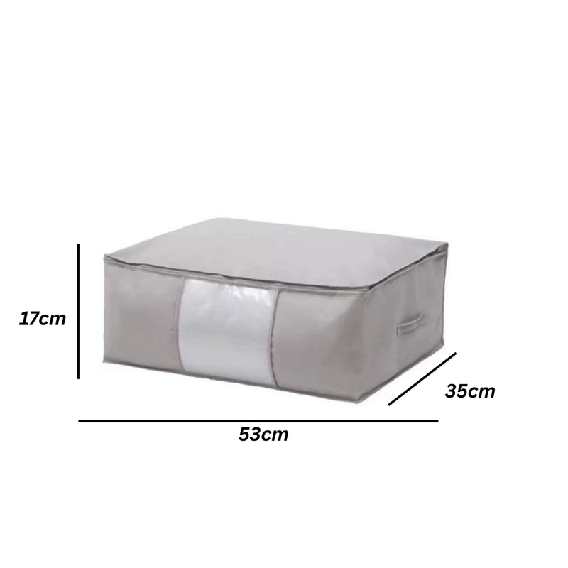 Foldable Zippered Cloth Storage Organiser