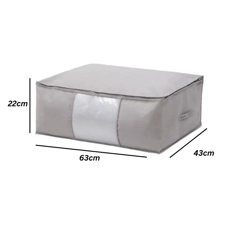 Foldable Zippered Cloth Storage Organiser