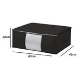 Foldable Zippered Cloth Storage Organiser