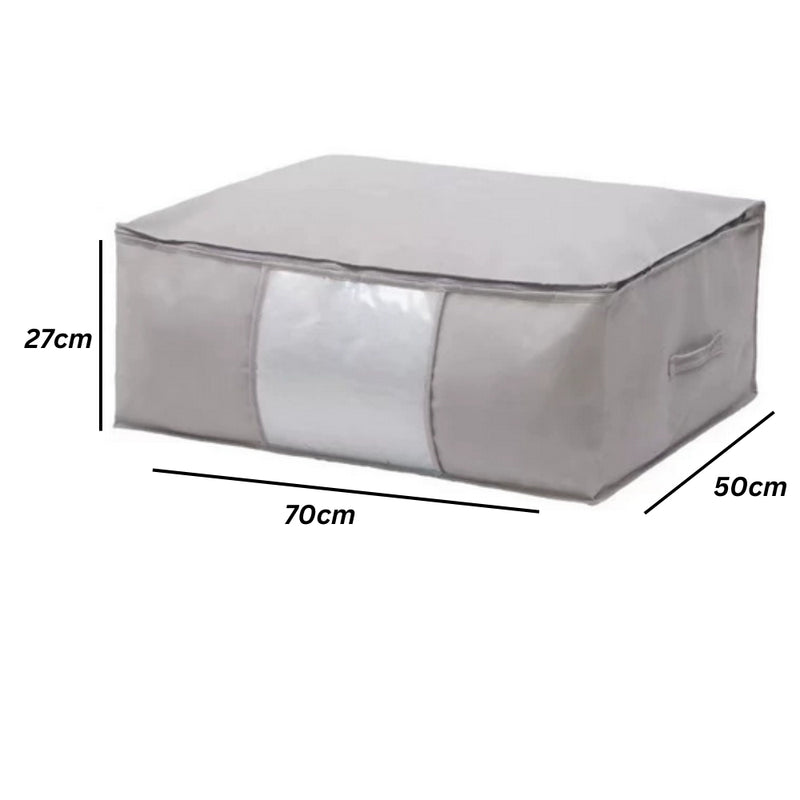 Foldable Zippered Cloth Storage Organiser