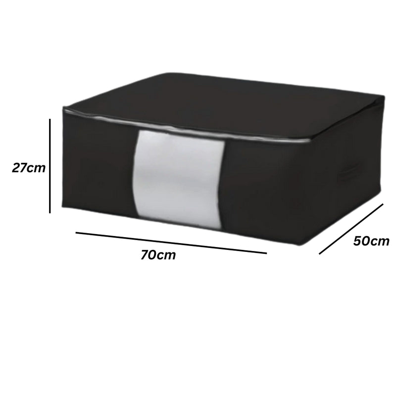 Foldable Zippered Cloth Storage Organiser