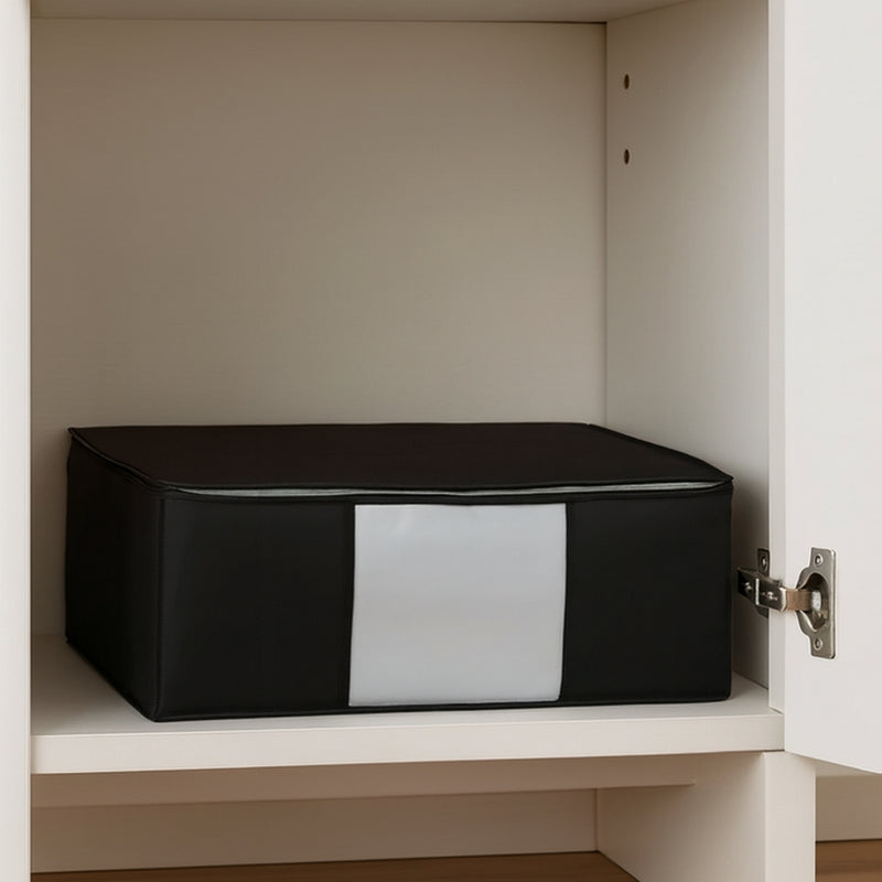 Foldable Zippered Cloth Storage Organiser