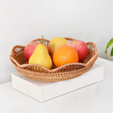 Handwoven Rattan Floral Basket