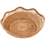 Handwoven Rattan Floral Basket