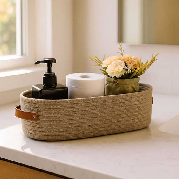 Harper Woven Storage Basket Organiser