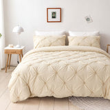 Amore Luxury Pinch Pleat Quilt Cover Set