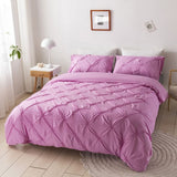Amore Luxury Pinch Pleat Quilt Cover Set