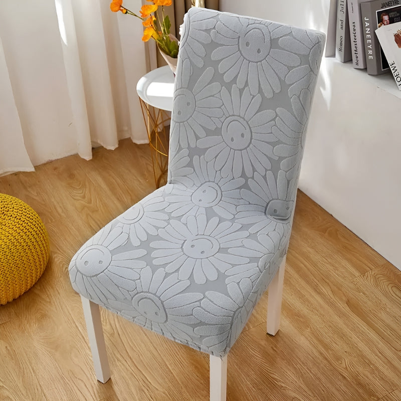 Fleur Smiley Flower Stretch Chair Cover