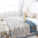 Meadow Bliss Boho Floral Blanket