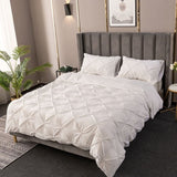 Amore Luxury Pinch Pleat Quilt Cover Set