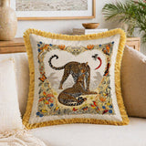 Regal Tiger Artistic Velvet Cushion Cover