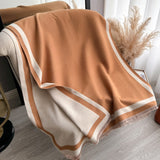 Savéra Striped Double-Sided Poncho Scarf