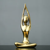 Serene Meditating Woman Statue