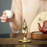 Serene Meditating Woman Statue