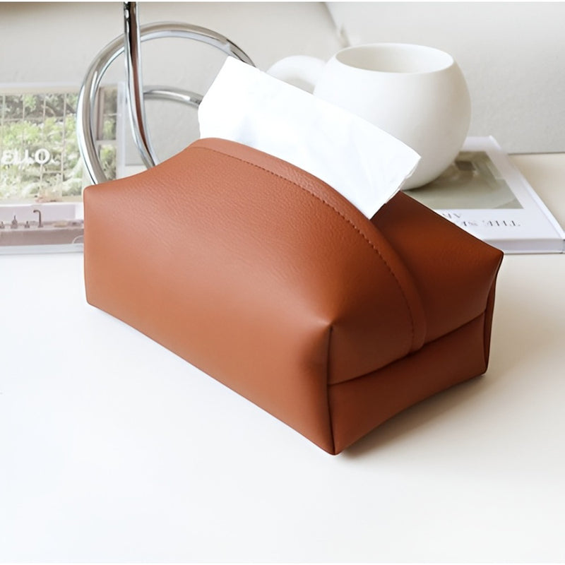 Tisovo Stylish Leather Tissue Case