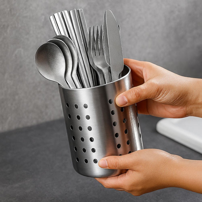 Trivent Stainless Kitchen Cutlery Organiser