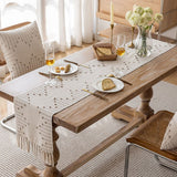 Liora Elegant Tassel Table Runner