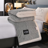Warm Waffle Sherpa Blanket