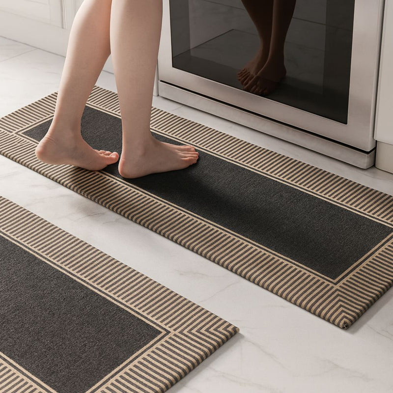 Zebra Stripe Soft Kitchen Runner Mat