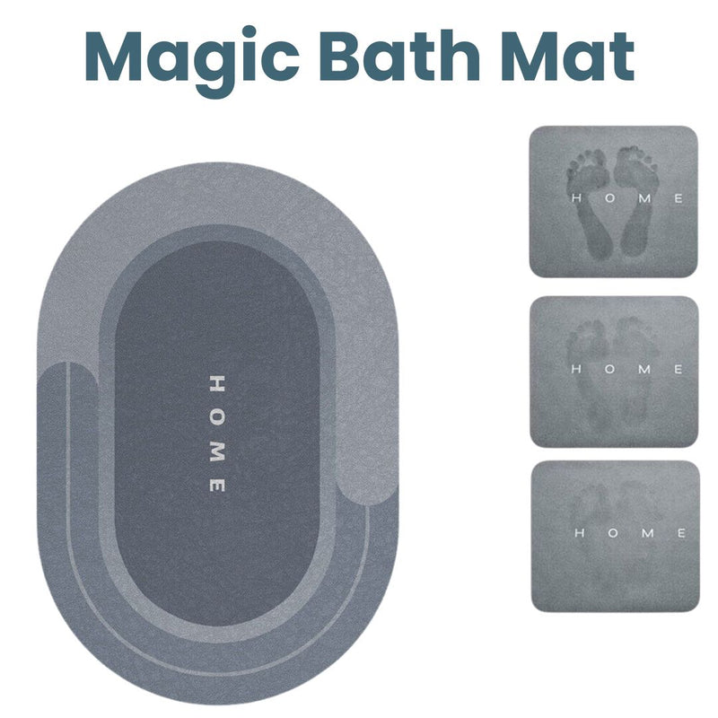 Magic Bath Mat - Super Absorbent Non-Slip Mat