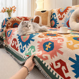Modern Geometric Tribal Couch Cover