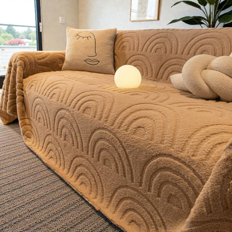 Celestial Plush Couch Cover
