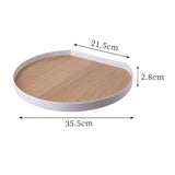 Modern Circle Dining Tray